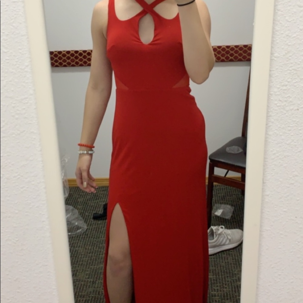 Red Prom Dress - Picture 3 of 3